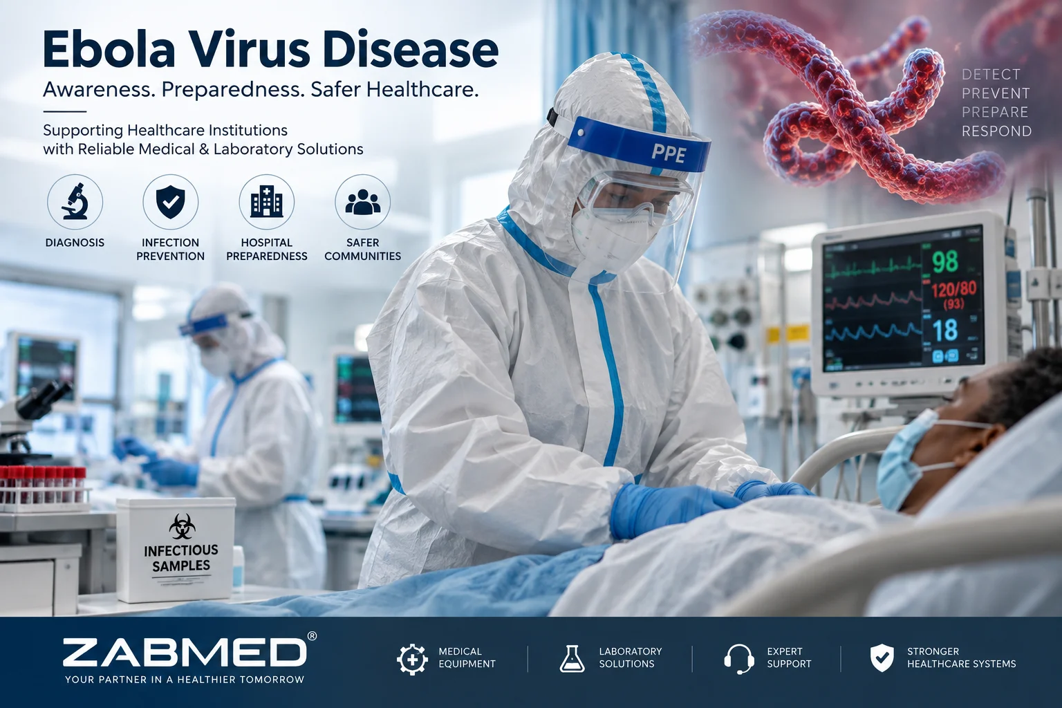Ebola Virus Disease: Symptoms, Transmission, Diagnosis, Treatment and Prevention